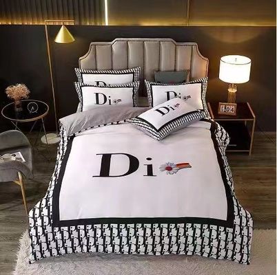 Impresión diagonal de lujo Violent Bear Set de sábanas de cama de diseño personalizado