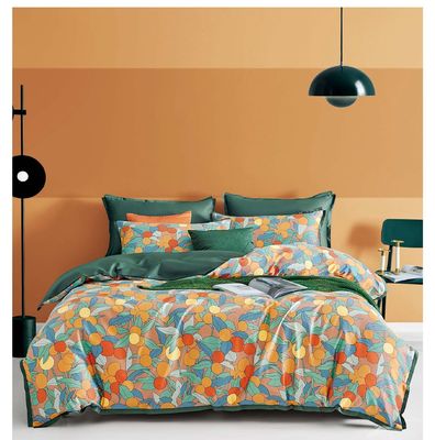 Conjunto de ropa de cama de diseño vintage con 100% de algodón Conjunto de comodines personalizados Cama de lujo