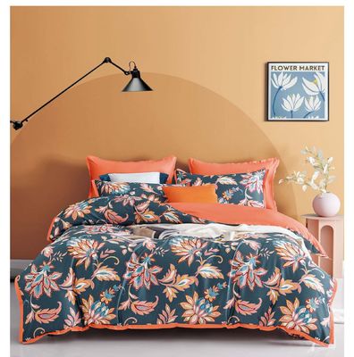 Conjunto de ropa de cama de diseño vintage con 100% de algodón Conjunto de comodines personalizados Cama de lujo