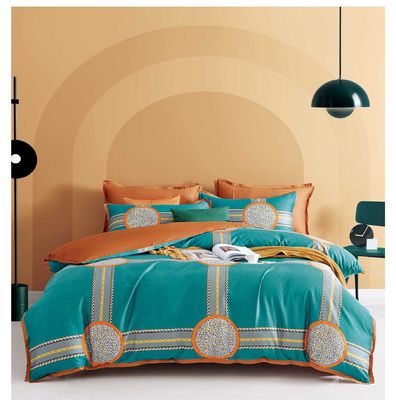 Conjunto de ropa de cama de diseño vintage con 100% de algodón Conjunto de comodines personalizados Cama de lujo