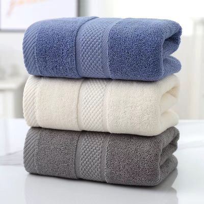 Set de toallas de baño blancas personalizadas 70 * 140cm 100% de algodón Toallas de hotel para baño en casa de lujo