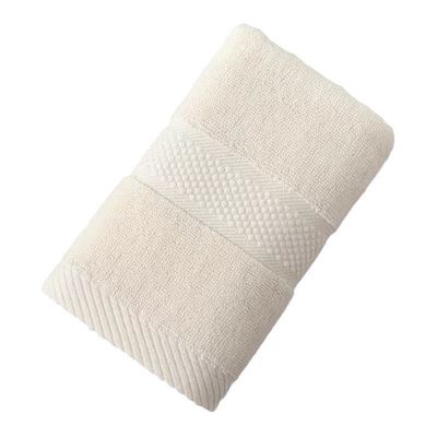 Set de toallas de baño blancas personalizadas 70 * 140cm 100% de algodón Toallas de hotel para baño en casa de lujo