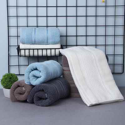 Toallas de baño rectangulares 100% de algodón orgánico para el hogar, hotel, ropa blanca comercial