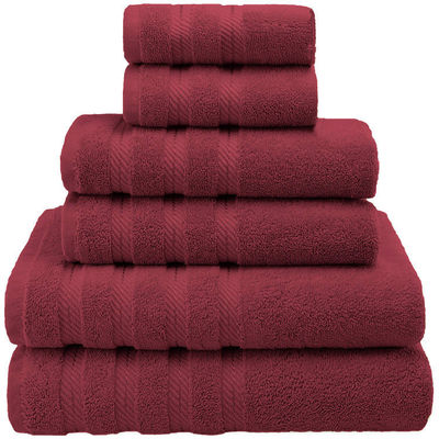 Transforma tu ducha de baño con nuestro juego de toallas Dobby Border 100% de algodón para toda la temporada