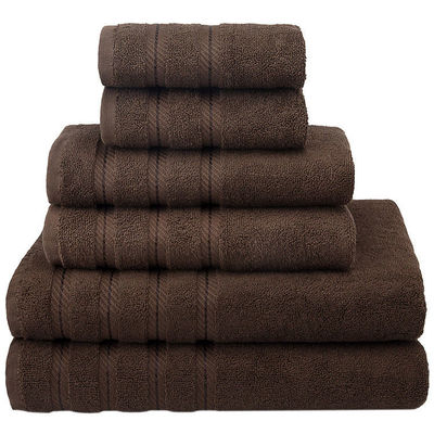 Transforma tu ducha de baño con nuestro juego de toallas Dobby Border 100% de algodón para toda la temporada