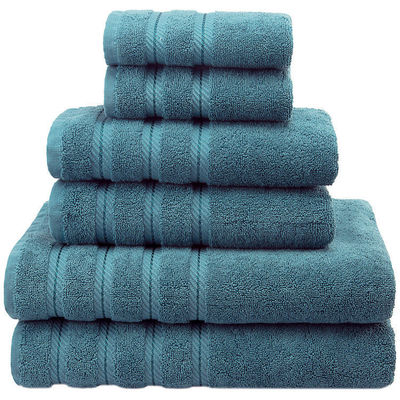 Transforma tu ducha de baño con nuestro juego de toallas Dobby Border 100% de algodón para toda la temporada
