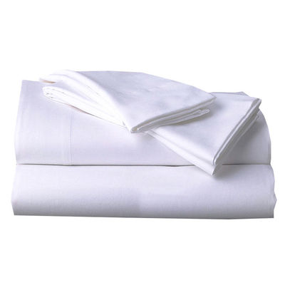 Cubierta de edredón personalizada y sábanas Blanco 100% de algodón Set de ropa de cama para el confort del hotel de lujo