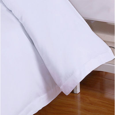 Cubierta de edredón personalizada y sábanas Blanco 100% de algodón Set de ropa de cama para el confort del hotel de lujo