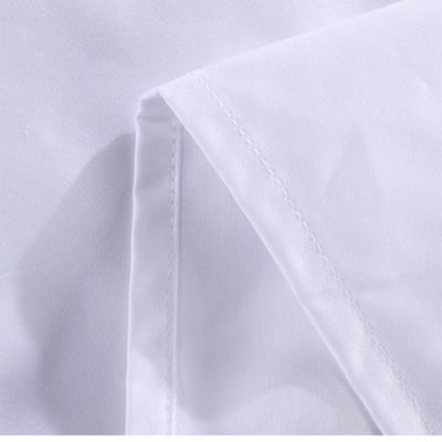 Cubierta de edredón personalizada y sábanas Blanco 100% de algodón Set de ropa de cama para el confort del hotel de lujo