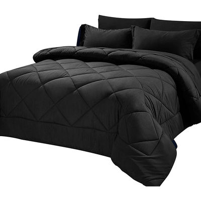 Cama de cama para el hogar suave y ecológica Seti de cama de microfibra de 3 piezas sostenible