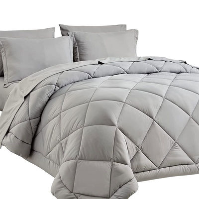 Cama de cama para el hogar suave y ecológica Seti de cama de microfibra de 3 piezas sostenible