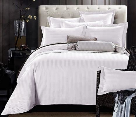 Cama de hotel almohada de apoyo única doble reina rey algodón/CVC 40S 1y 3cm rayas