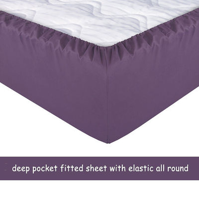 Políester llenado con sábanas de cama para colchones de cama de tamaño queen king