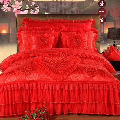 Patrón teñido sencillo 100% algodón 200TC Sábana de cama Sábana de cama de cojín de lujo