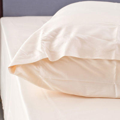 Cama de cama de bambú Lyocell en material con color personalizable y logotipo de diseño OEM