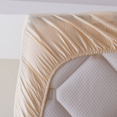 Cama de cama de bambú Lyocell en material con color personalizable y logotipo de diseño OEM