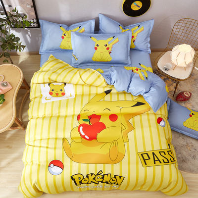 Estándares Nacionales Color Velocidad Grado de lujo dibujos animados Set de ropa de cama para estudiantes dormitorio