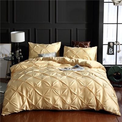 3d Luxury Style Hotel Home Blanco Euro Cubierto de colchón con cubierta de almohada 3pcs Set de ropa de cama