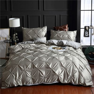 3d Luxury Style Hotel Home Blanco Euro Cubierto de colchón con cubierta de almohada 3pcs Set de ropa de cama
