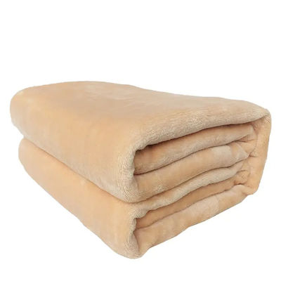 Mantente acogedor y caliente con nuestra manta de poliéster de coral de lana extra gruesa para todas las estaciones