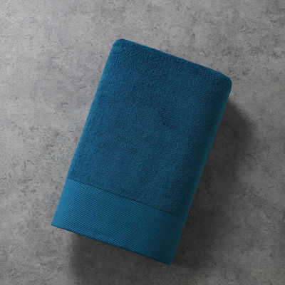 Polyester/algodón de lujo de hotel bordado personalizado Toallita de baño para la súper absorción