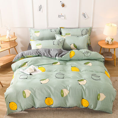 Tamaño personalizado Grado A Set de cobertura de edredón de terciopelo de invierno Sábana de lujo para ropa de cama moderna