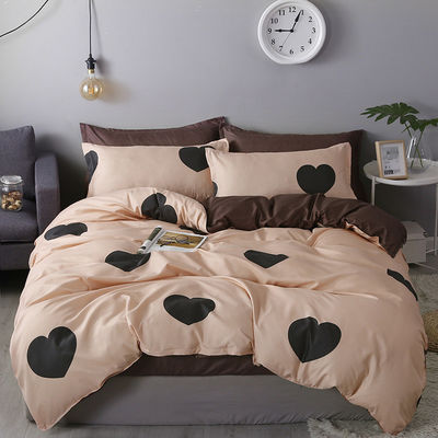 Tamaño personalizado Set de cama de 4 piezas de algodón puro para niños en dormitorio de estudiantes