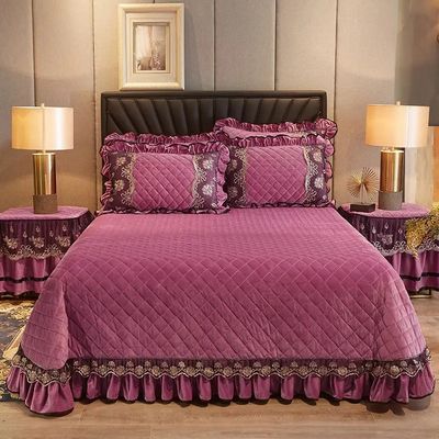 Cama única de ropa de cama de bordado conjunto de ropa de cama de ropa de cama de ropa de cama europea para electrodomésticos