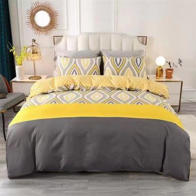 Limpia de cama de lujo con logotipo moderno 100% de algodón de microfibra