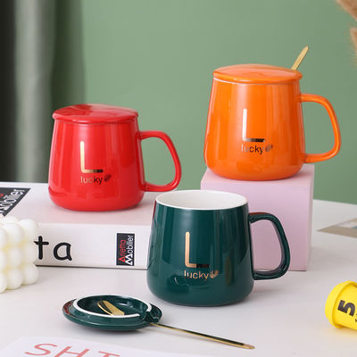 Antimicrobianos recuerdos de bodas de cerámica multicolores con toalla de alta estética vasos de agua