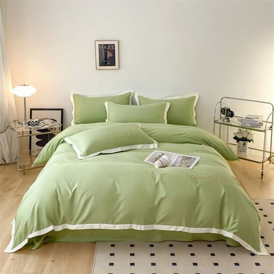 Estándares Nacionales dibujos animados patrón de ropa de cama 100% de algodón Set de 4 piezas de logotipo personalizado sillón de cama