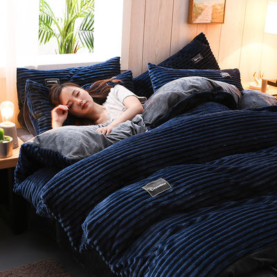 128x70 Densidad de tejido de lana de terciopelo de franela para Queen/King Size en invierno