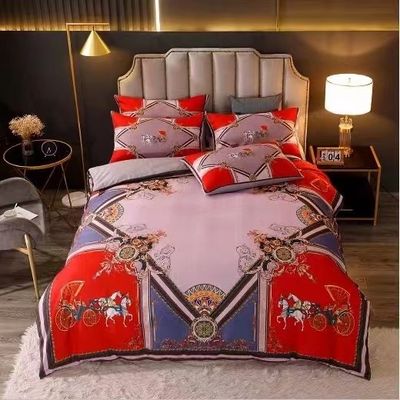 Conjuntos de sábanas directas ropa de cama ropa de cama conjunto de 4 piezas cubierta de cama lujo sábanas de cama fundas de almohada
