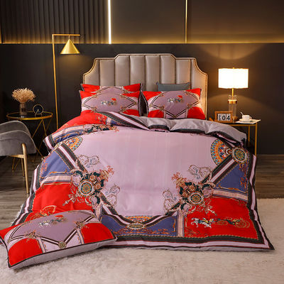 Conjuntos de sábanas directas ropa de cama ropa de cama conjunto de 4 piezas cubierta de cama lujo sábanas de cama fundas de almohada