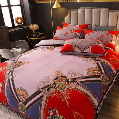 Conjuntos de sábanas directas ropa de cama ropa de cama conjunto de 4 piezas cubierta de cama lujo sábanas de cama fundas de almohada