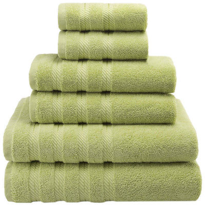 Etiqueta privada de lujo Dobby Border 100% Toallita de algodón para baño de ducha para adultos