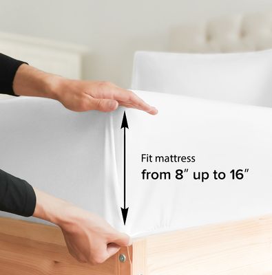 Tamaño personalizado Refrigeración transpirable 100% de ropa de cama de poliéster Set de sábanas de cama en múltiples colores