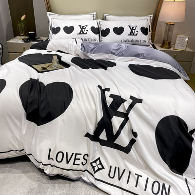 2023 Moderno de poliéster de corazón de ropa de cama Set para ropa de cama de lujo edredones de edredón