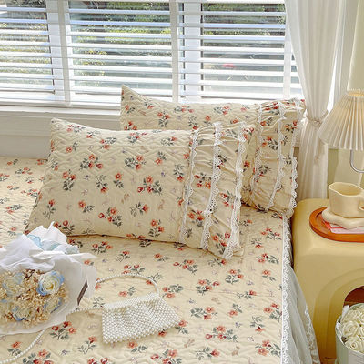 Conjunto de ropa de cama de encaje francés de estilo europeo de cuatro estaciones