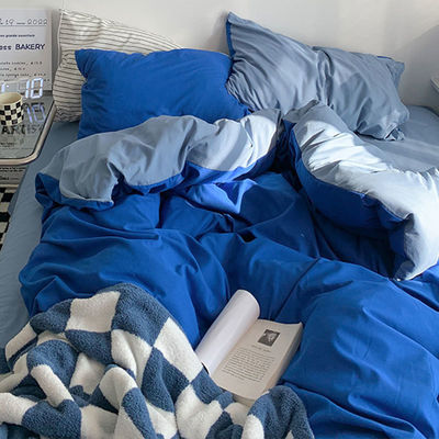 Tamaño personalizado Sillón de cama de lujo en algodón suave y cómodo para cama doble