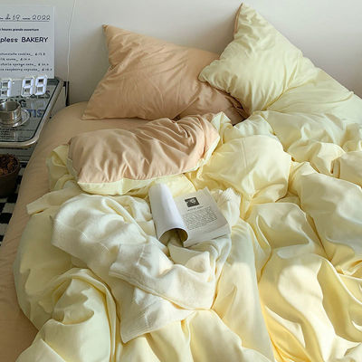 Tamaño personalizado Sillón de cama de lujo en algodón suave y cómodo para cama doble
