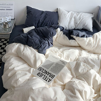 Tamaño personalizado Sillón de cama de lujo en algodón suave y cómodo para cama doble