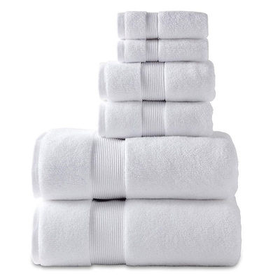 Toallas de baño de lujo personalizadas de 6 piezas 100% de algodón