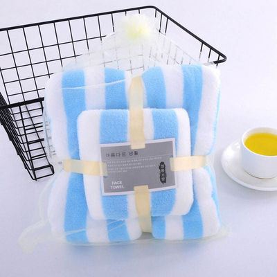 Venda toalla de baño de color sólido de microfibra de coral para el hogar