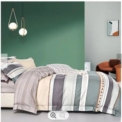 Aplicación para el hogar Lujo de los años 40 Set de ropa de cama de algodón con hojas de algodón 100% Cubierta de almohada