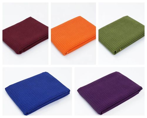 Toalla de yoga caliente antideslizante con puntos de silicona Diseños de impresión ecológicos y personalizados