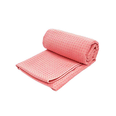 Toalla de yoga caliente antideslizante con puntos de silicona Diseños de impresión ecológicos y personalizados