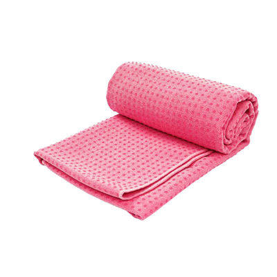 Toalla de yoga caliente antideslizante con puntos de silicona Diseños de impresión ecológicos y personalizados