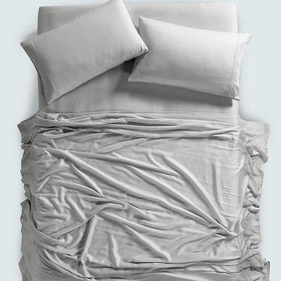 Set de ropa de cama de fibra de bambú de los años 60 para cama de 2,5 m 300 TC Se incluye la sábana y la cubierta de almohada
