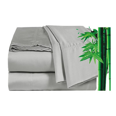 Set de ropa de cama de fibra de bambú de los años 60 para cama de 2,5 m 300 TC Se incluye la sábana y la cubierta de almohada